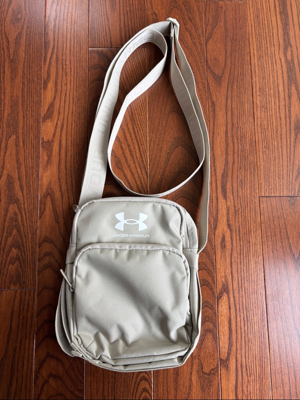 NWOT Under Armour Beige Crossbody Bag